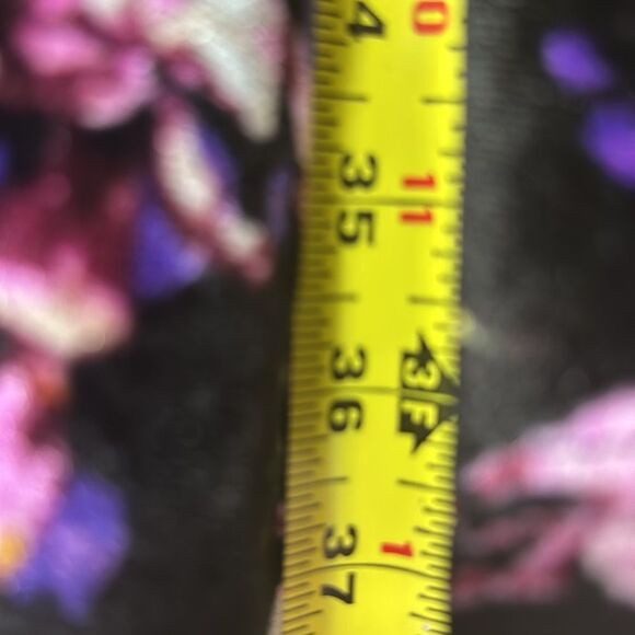 Hot Topic Black Floral Velvet Peter Pan Collar Whimsigoth Witchy Skater Dress - Picture 15 of 16